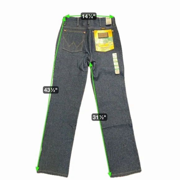 Wrangler 936 Jeans Gorpcore Size W29 X L32 Dark Blue Slim Bootcut Slim Fit NWT